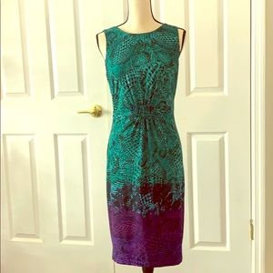 Snake print dress
